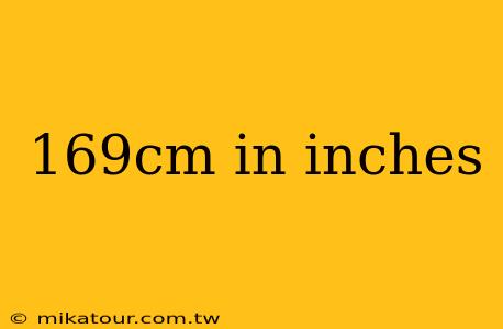 169cm in inches