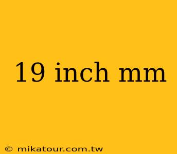 19 inch mm