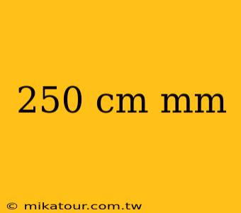 250 cm mm