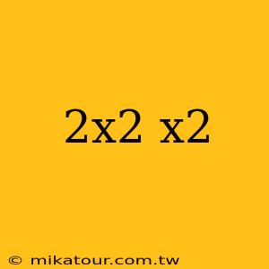 2x2 x2