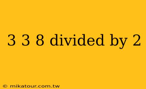 3 3 8 divided by 2