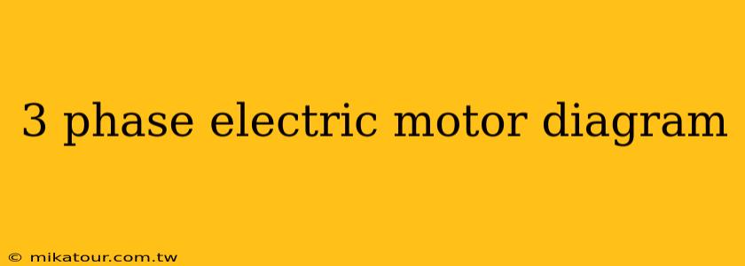 3 phase electric motor diagram