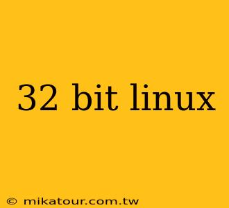 32 bit linux