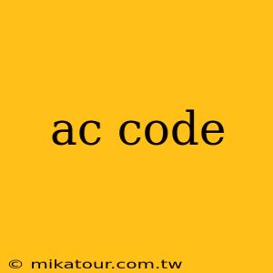 ac code