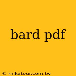 bard pdf