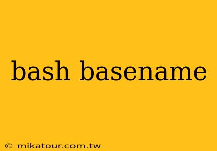 bash basename