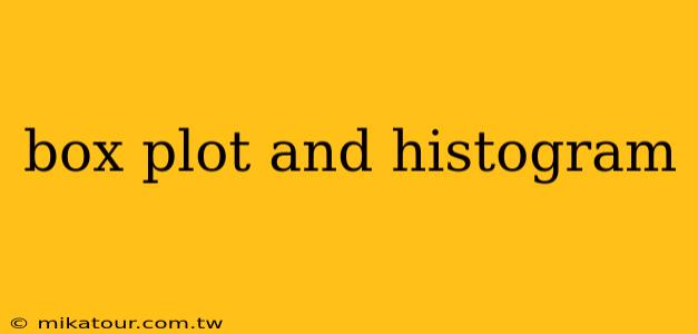 box plot and histogram