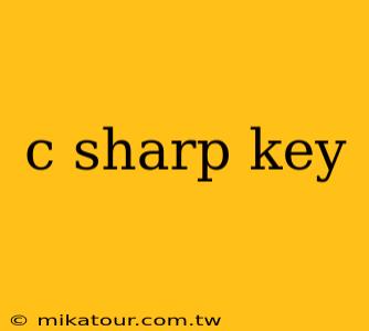 c sharp key