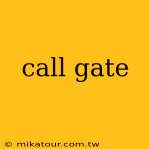 call gate