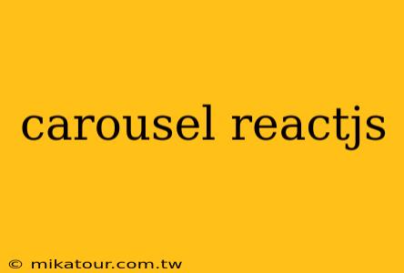 carousel reactjs