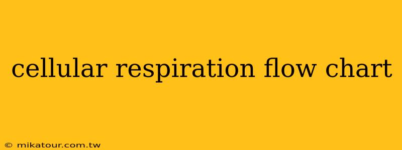 cellular respiration flow chart