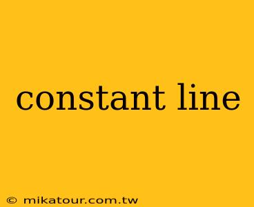 constant line