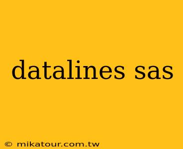 datalines sas