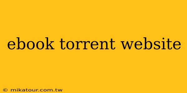 ebook torrent website