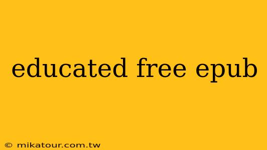 educated free epub