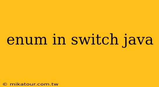 enum in switch java