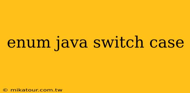 enum java switch case