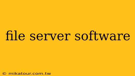 file server software