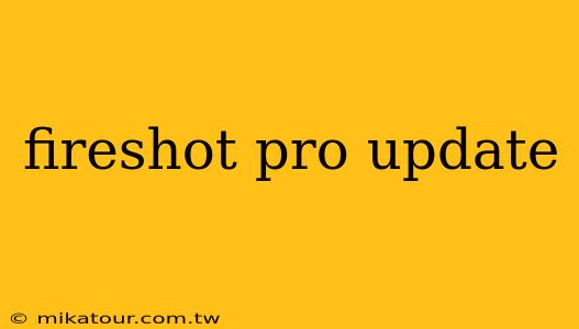 fireshot pro update