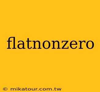 flatnonzero