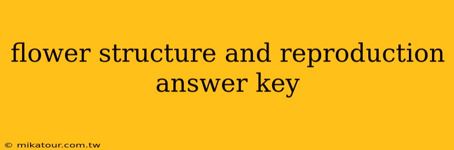 flower structure and reproduction answer key