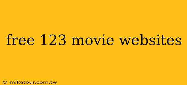 free 123 movie websites