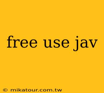 free use jav