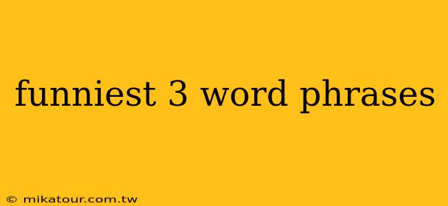 funniest 3 word phrases