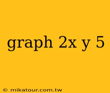 graph 2x y 5