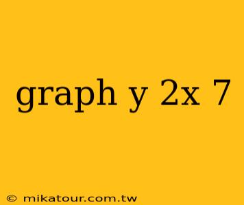 graph y 2x 7