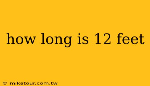 how long is 12 feet