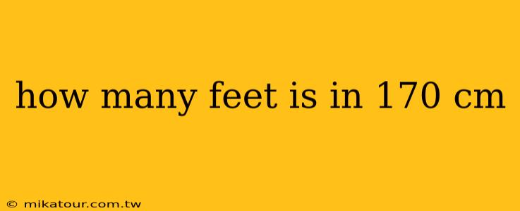 how many feet is in 170 cm