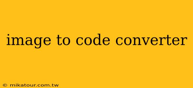 image to code converter