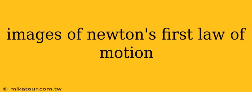 images of newton's first law of motion