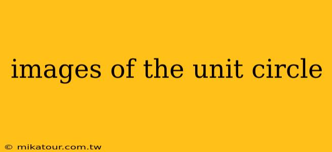 images of the unit circle