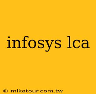 infosys lca