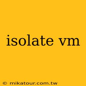 isolate vm