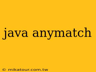 java anymatch