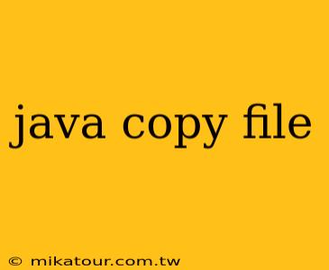 java copy file