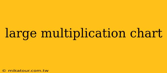 large multiplication chart