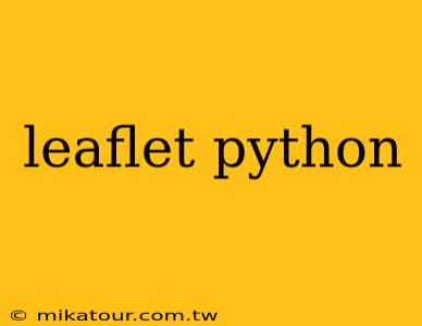 leaflet python