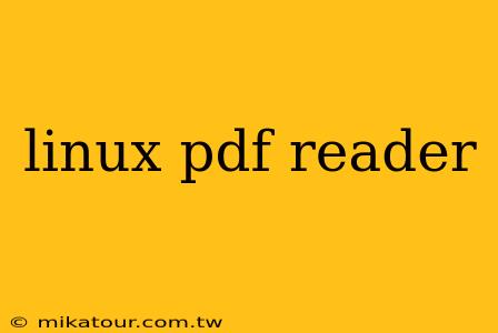 linux pdf reader