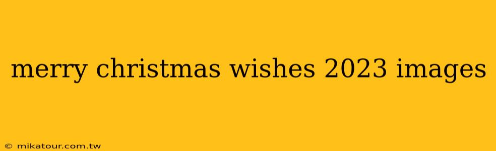 merry christmas wishes 2023 images