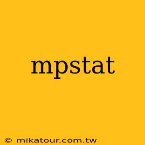 mpstat