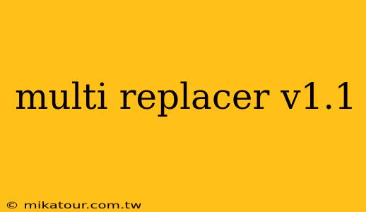 multi replacer v1.1