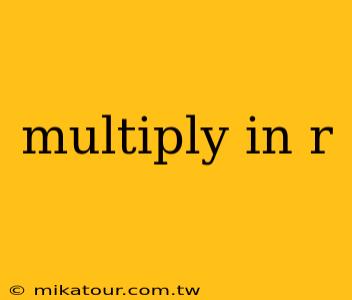 multiply in r