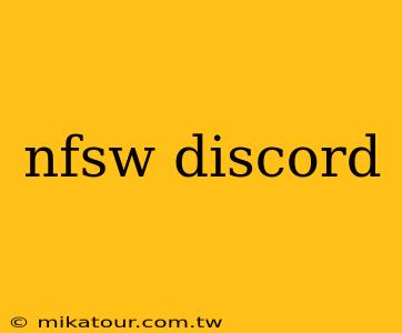 nfsw discord