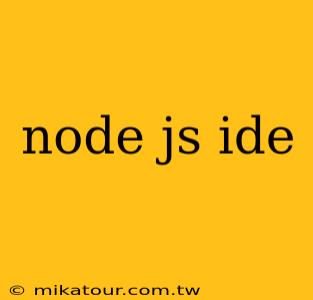 node js ide