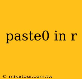 paste0 in r