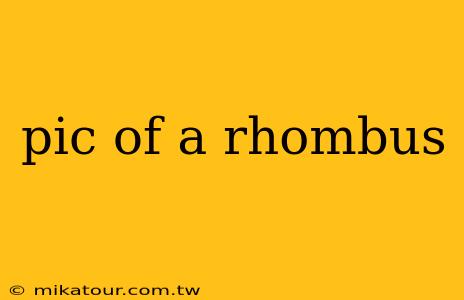 pic of a rhombus